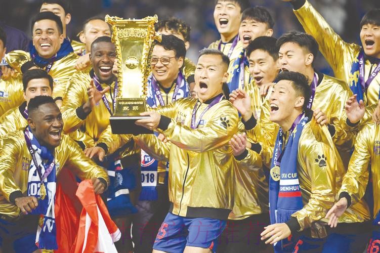 上海申花夺得2017赛季足协杯冠军直通亚冠